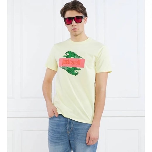 Just Cavalli T-shirt | Regular Fit ze sklepu Gomez Fashion Store w kategorii T-shirty męskie - zdjęcie 184346216