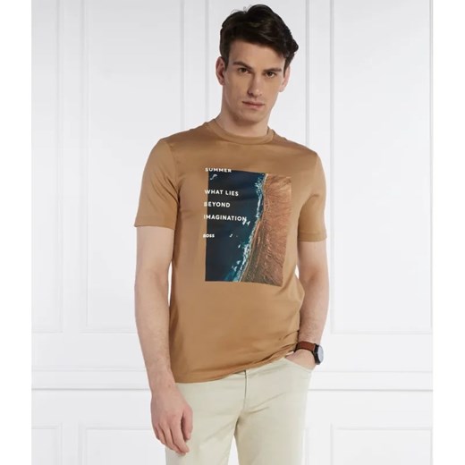 BOSS BLACK T-shirt TIburt | Regular Fit ze sklepu Gomez Fashion Store w kategorii T-shirty męskie - zdjęcie 184346256