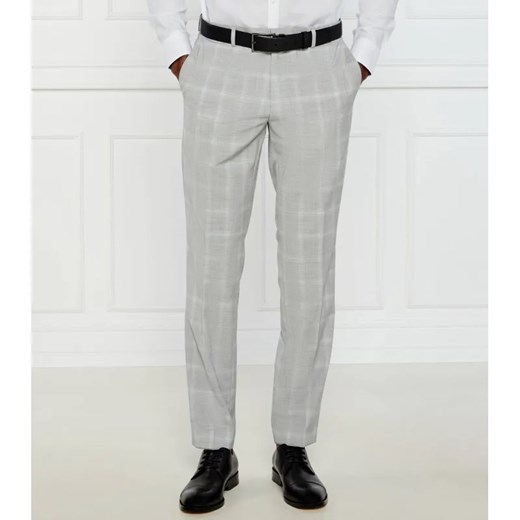 HUGO Spodnie Getlin232X | Slim Fit | z dodatkiem wełny ze sklepu Gomez Fashion Store w kategorii Spodnie męskie - zdjęcie 184346295