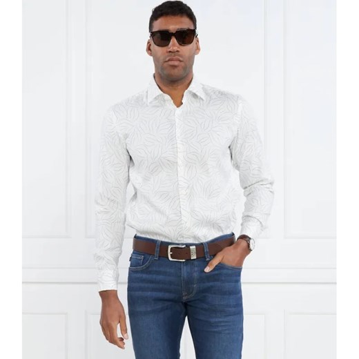 BOSS BLACK Lniana Koszula C-HAL-kent-C1-223 | Regular Fit ze sklepu Gomez Fashion Store w kategorii Koszule męskie - zdjęcie 184346338