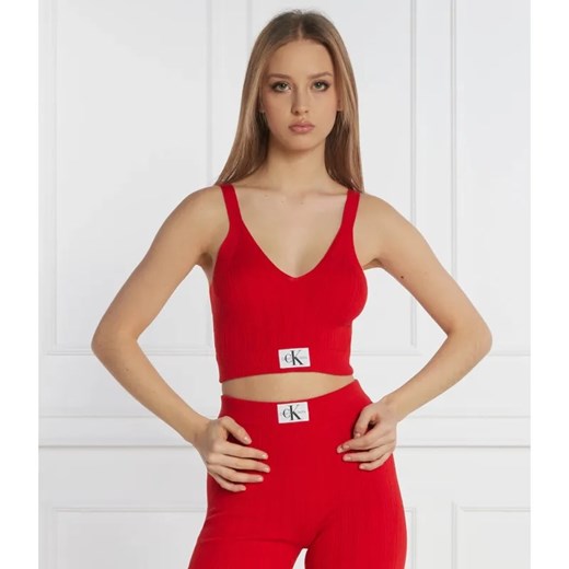 Calvin Klein Jeans Top | Cropped Fit ze sklepu Gomez Fashion Store w kategorii Bluzki damskie - zdjęcie 184346408