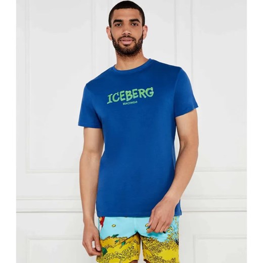 Iceberg T-shirt | Regular Fit ze sklepu Gomez Fashion Store w kategorii T-shirty męskie - zdjęcie 184346415