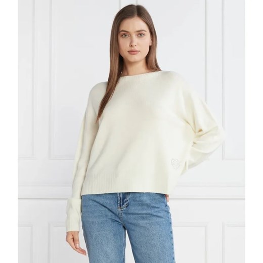Liu Jo Wełniany sweter | Regular Fit ze sklepu Gomez Fashion Store w kategorii Swetry damskie - zdjęcie 184346455