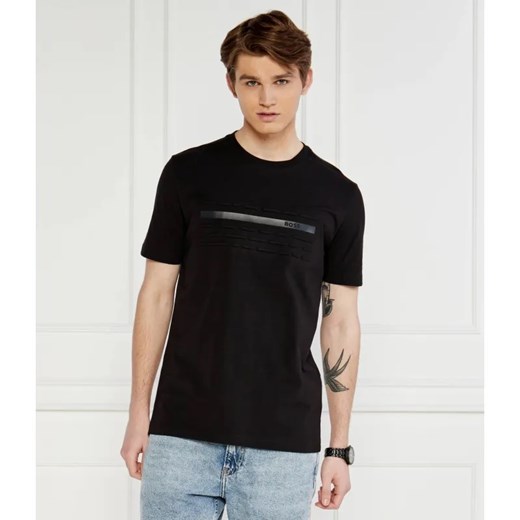 BOSS GREEN T-shirt Tee 4 | Regular Fit | stretch ze sklepu Gomez Fashion Store w kategorii T-shirty męskie - zdjęcie 184346459