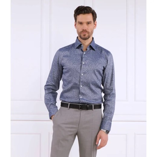 BOSS BLACK Lniana Koszula C-HAL-kent-C1-223 | Regular Fit ze sklepu Gomez Fashion Store w kategorii Koszule męskie - zdjęcie 184346545