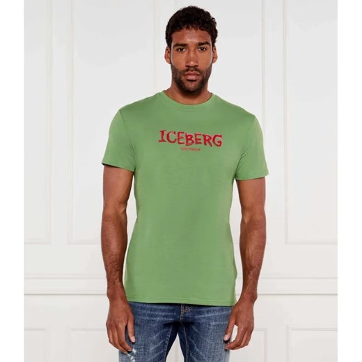 Iceberg T-shirt | Regular Fit ze sklepu Gomez Fashion Store w kategorii T-shirty męskie - zdjęcie 184346559
