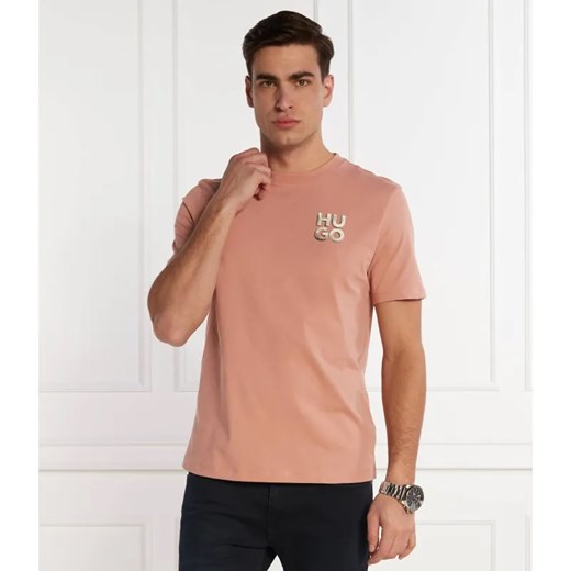 HUGO T-shirt Detzington241 | Regular Fit ze sklepu Gomez Fashion Store w kategorii T-shirty męskie - zdjęcie 184346587