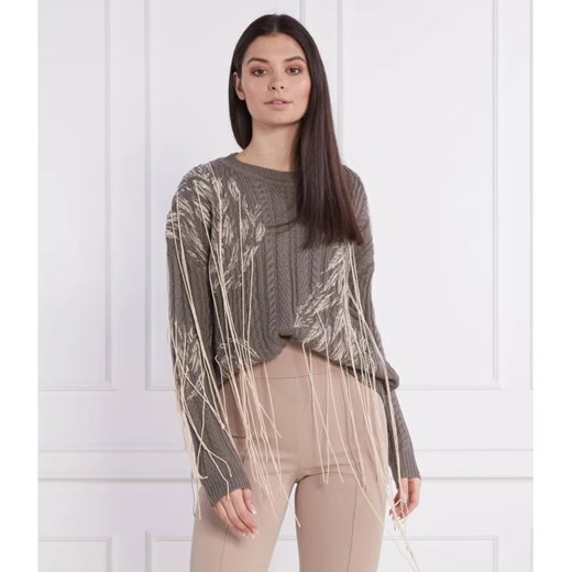 Patrizia Pepe Sweter | Regular Fit | z dodatkiem wełny ze sklepu Gomez Fashion Store w kategorii Swetry damskie - zdjęcie 184346667