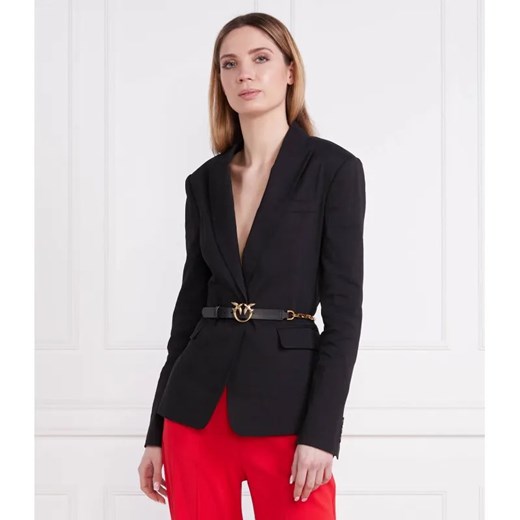Pinko Lniany żakiet | Regular Fit ze sklepu Gomez Fashion Store w kategorii Marynarki damskie - zdjęcie 184346689