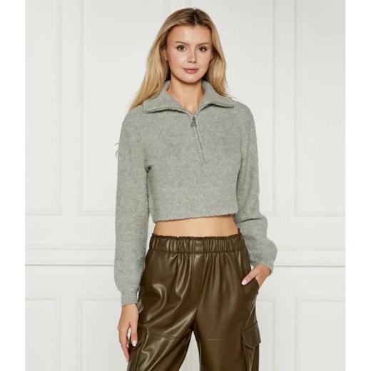Patrizia Pepe Sweter | Cropped Fit | z dodatkiem wełny ze sklepu Gomez Fashion Store w kategorii Swetry damskie - zdjęcie 184346707