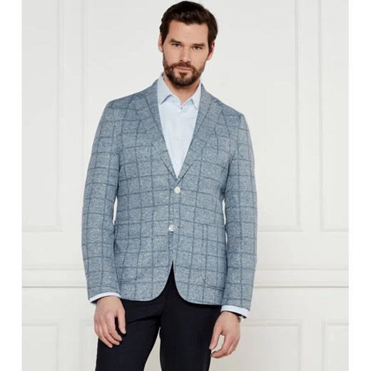 BOSS BLACK Marynarka C-Hanry-J-252 | Slim Fit | z dodatkiem lnu ze sklepu Gomez Fashion Store w kategorii Marynarki męskie - zdjęcie 184346735