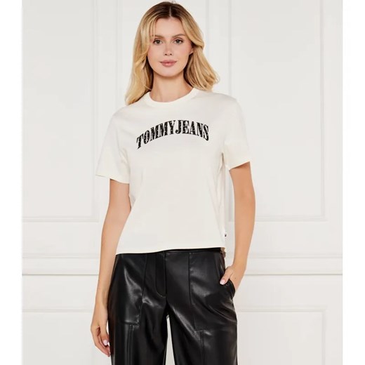 Tommy Jeans T-shirt STARDUST | Loose fit ze sklepu Gomez Fashion Store w kategorii Bluzki damskie - zdjęcie 184346739