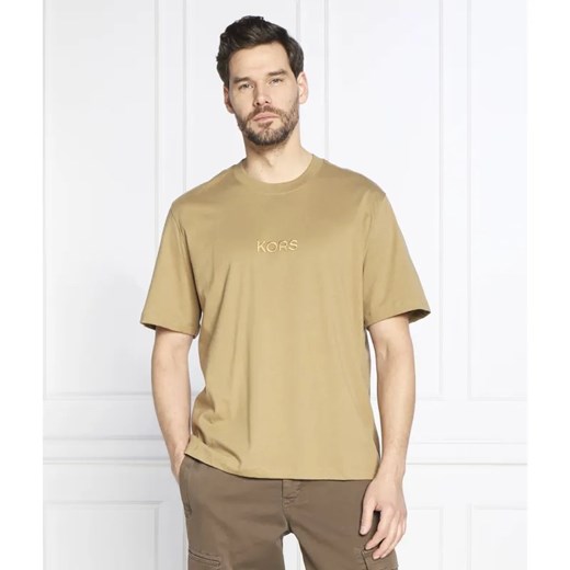Michael Kors T-shirt EMB LOGO TEE | Regular Fit ze sklepu Gomez Fashion Store w kategorii T-shirty męskie - zdjęcie 184346756