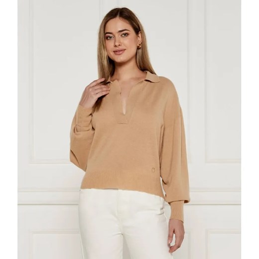 Pinko Wełniany sweter EVANESCENTE | Regular Fit | z dodatkiem kaszmiru Pinko L promocja Gomez Fashion Store