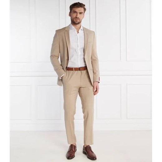 HUGO Garnitur Arti/Hesten232X | Slim Fit | z dodatkiem wełny ze sklepu Gomez Fashion Store w kategorii Garnitury męskie - zdjęcie 184346779