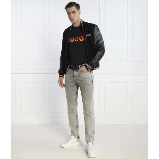 HUGO T-shirt Danda | Regular Fit ze sklepu Gomez Fashion Store w kategorii T-shirty męskie - zdjęcie 184346865
