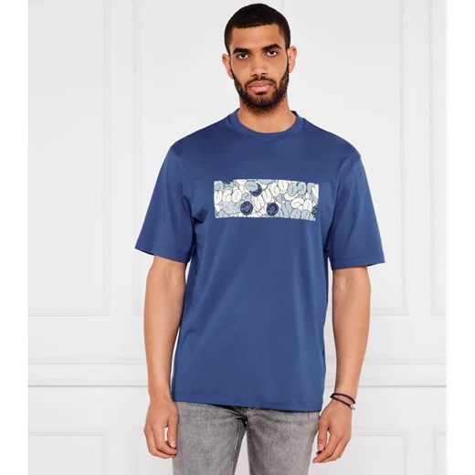 Hugo Blue T-shirt Nurix | Regular Fit ze sklepu Gomez Fashion Store w kategorii T-shirty męskie - zdjęcie 184346906