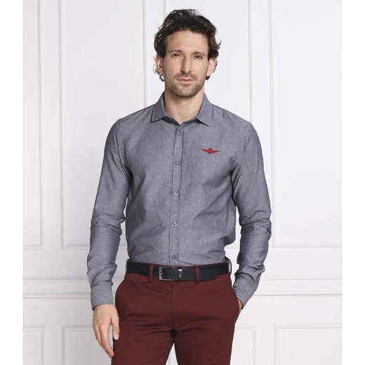 Aeronautica Militare Koszula | Slim Fit ze sklepu Gomez Fashion Store w kategorii Koszule męskie - zdjęcie 184346987