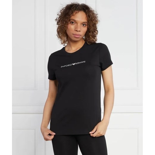Emporio Armani T-shirt | Regular Fit ze sklepu Gomez Fashion Store w kategorii Bluzki damskie - zdjęcie 184347047