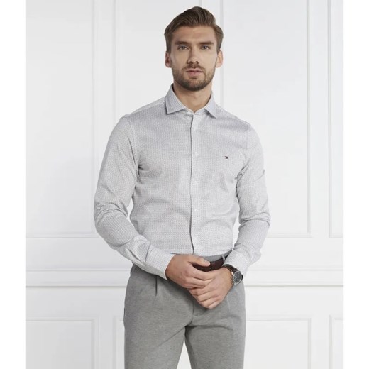 Tommy Hilfiger Koszula CL JERSEY FLOWER | Slim Fit ze sklepu Gomez Fashion Store w kategorii Koszule męskie - zdjęcie 184347067