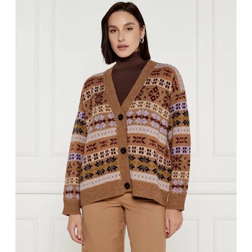 Weekend MaxMara Wełniany kardigan Eccelso | Relaxed fit ze sklepu Gomez Fashion Store w kategorii Swetry damskie - zdjęcie 184347085