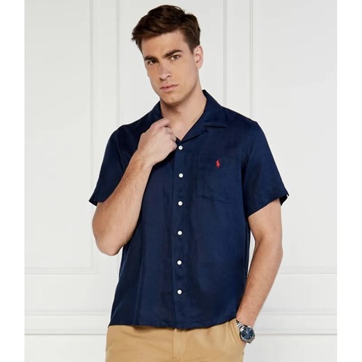 POLO RALPH LAUREN Lniana koszula CLADY | Classic fit ze sklepu Gomez Fashion Store w kategorii Koszule męskie - zdjęcie 184347107