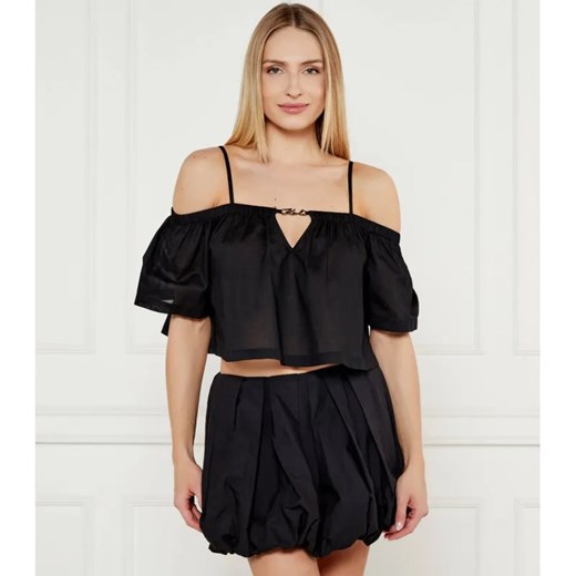 Karl Lagerfeld Bluzka | Cropped Fit ze sklepu Gomez Fashion Store w kategorii Bluzki damskie - zdjęcie 184347119