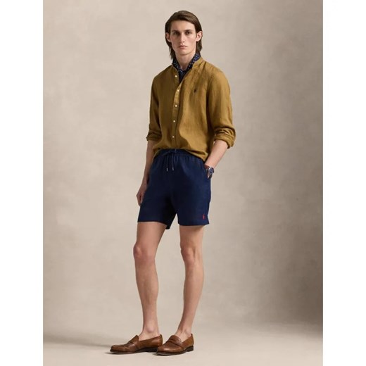 POLO RALPH LAUREN Lniana koszula | Slim Fit ze sklepu Gomez Fashion Store w kategorii Koszule męskie - zdjęcie 184347136