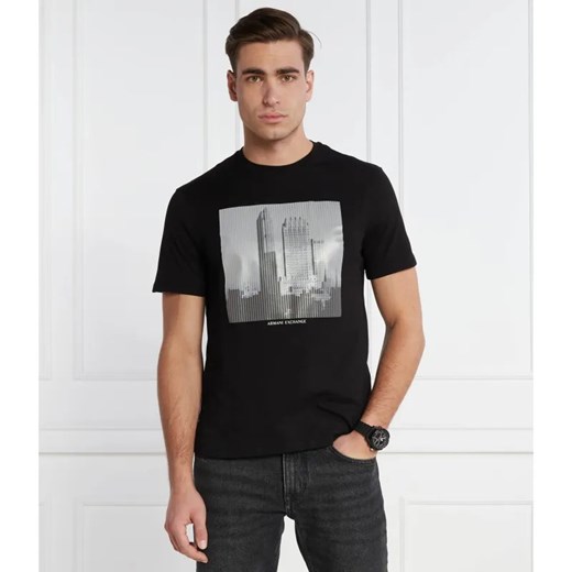 Armani Exchange T-shirt | Regular Fit ze sklepu Gomez Fashion Store w kategorii T-shirty męskie - zdjęcie 184347186