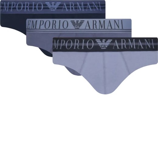Emporio Armani Slipy 3-pack ze sklepu Gomez Fashion Store w kategorii Majtki męskie - zdjęcie 184347245