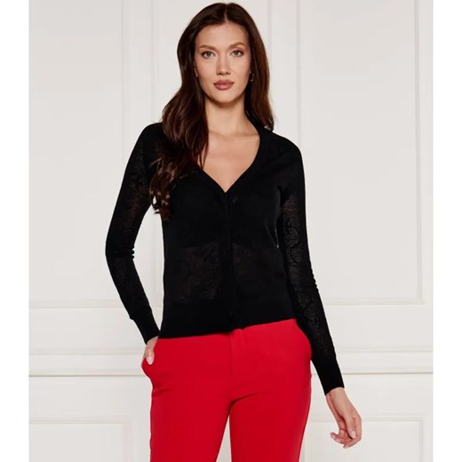 Pinko Wełniany kardigan ZUCCHERAGGIO | Regular Fit | z dodatkiem kaszmiru ze sklepu Gomez Fashion Store w kategorii Swetry damskie - zdjęcie 184347248