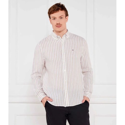 Tommy Hilfiger Lniana koszula | Regular Fit ze sklepu Gomez Fashion Store w kategorii Koszule męskie - zdjęcie 184347335
