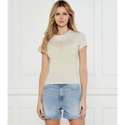 Tommy Jeans T-shirt | Slim Fit ze sklepu Gomez Fashion Store w kategorii Bluzki damskie - zdjęcie 184347395