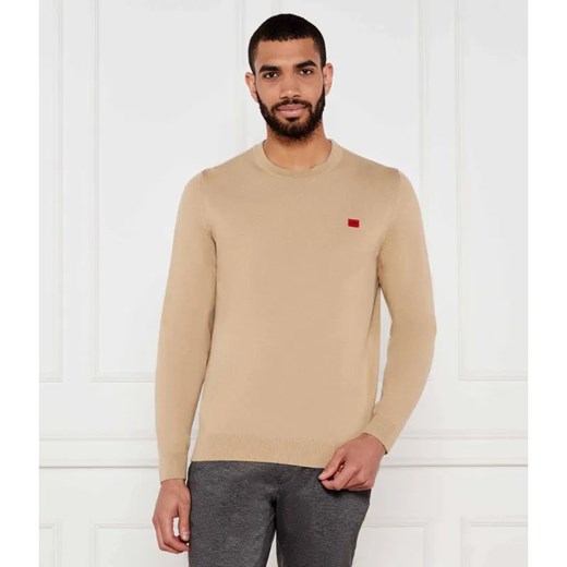 HUGO Sweter San Cassius | Regular Fit ze sklepu Gomez Fashion Store w kategorii Swetry męskie - zdjęcie 184347418