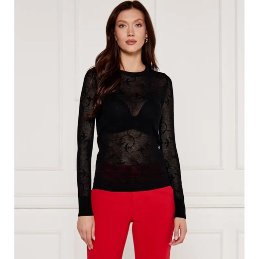 Pinko Wełniany sweter TURABOTTIGLIE | Regular Fit | z dodatkiem kaszmiru ze sklepu Gomez Fashion Store w kategorii Swetry damskie - zdjęcie 184347435