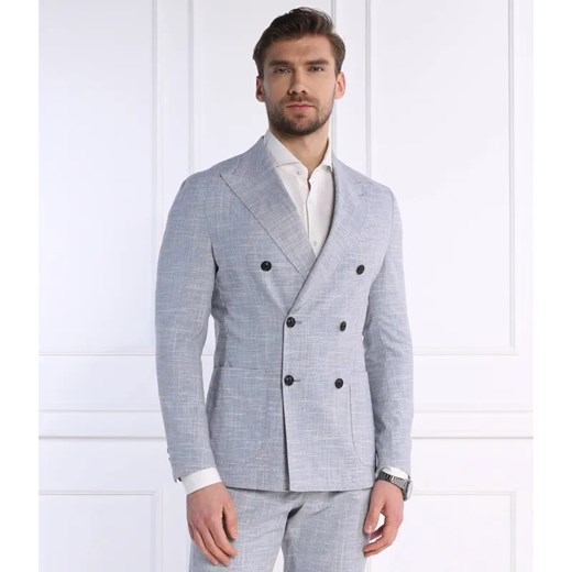Windsor Marynarka 13 Satino2 | Shaped fit | z dodatkiem wełny ze sklepu Gomez Fashion Store w kategorii Marynarki męskie - zdjęcie 184347445