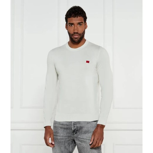 HUGO Sweter San Cassius | Regular Fit ze sklepu Gomez Fashion Store w kategorii Swetry męskie - zdjęcie 184347489