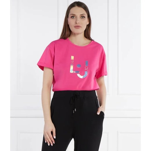 Liu Jo Beachwear T-shirt | Regular Fit ze sklepu Gomez Fashion Store w kategorii Bluzki damskie - zdjęcie 184347518