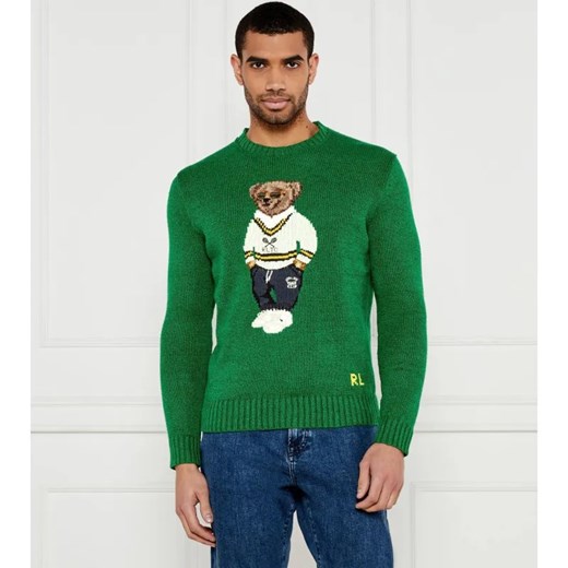 POLO RALPH LAUREN Lniany sweter | Regular Fit Polo Ralph Lauren L okazyjna cena Gomez Fashion Store