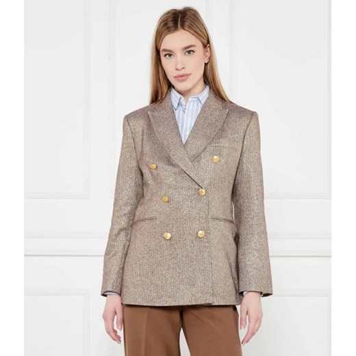 Tommy Hilfiger Marynarka LUREX | Loose fit | z dodatkiem wełny Tommy Hilfiger 42 Gomez Fashion Store okazyjna cena