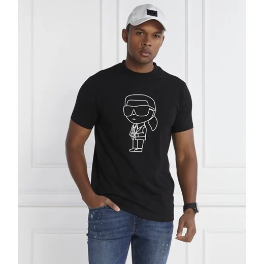Karl Lagerfeld T-shirt CREWNECK | Regular Fit ze sklepu Gomez Fashion Store w kategorii T-shirty męskie - zdjęcie 184347576