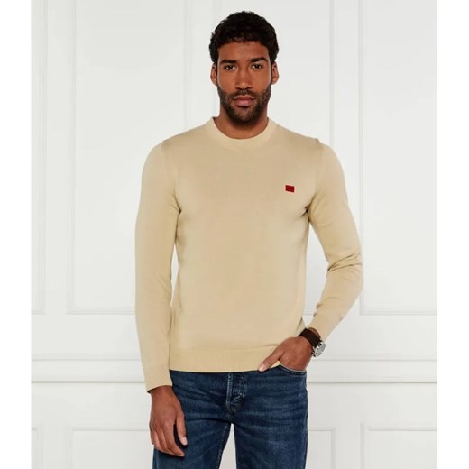HUGO Sweter San Cassius | Regular Fit ze sklepu Gomez Fashion Store w kategorii Swetry męskie - zdjęcie 184347645