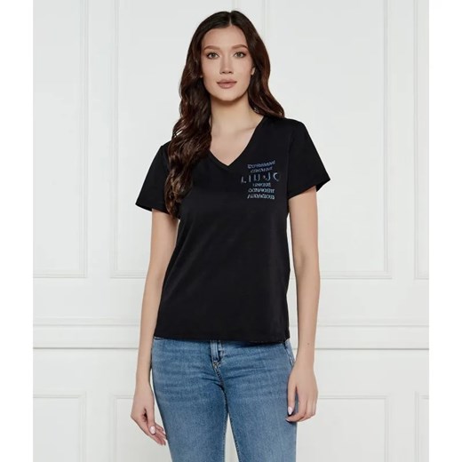 Liu Jo Sport T-shirt | Regular Fit ze sklepu Gomez Fashion Store w kategorii Bluzki damskie - zdjęcie 184347678