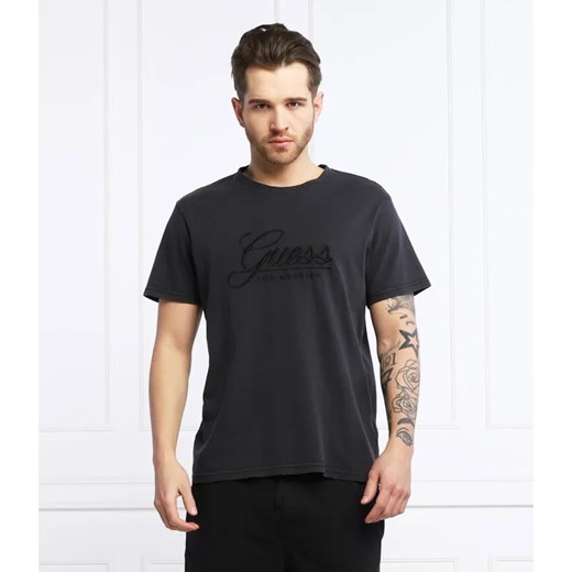 GUESS T-shirt BARRY | Regular Fit ze sklepu Gomez Fashion Store w kategorii T-shirty męskie - zdjęcie 184347727