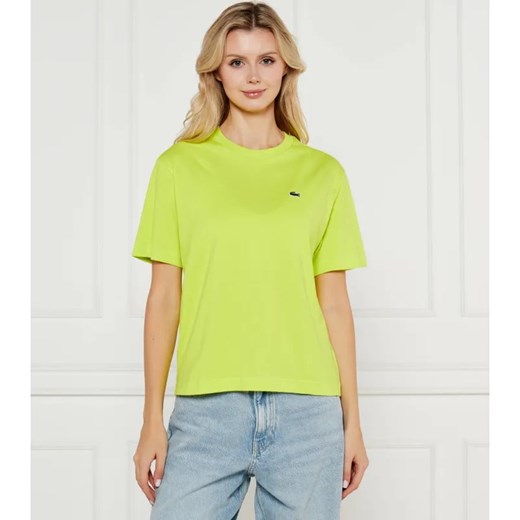 Lacoste T-shirt | Relaxed fit ze sklepu Gomez Fashion Store w kategorii Bluzki damskie - zdjęcie 184347738