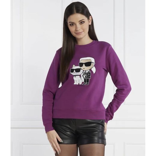 Karl Lagerfeld Bluza | Regular Fit ze sklepu Gomez Fashion Store w kategorii Bluzy damskie - zdjęcie 184347905
