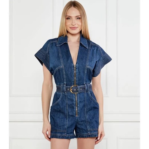 Elisabetta Franchi Jeansowy kombinezon | Regular Fit ze sklepu Gomez Fashion Store w kategorii Kombinezony damskie - zdjęcie 184348048