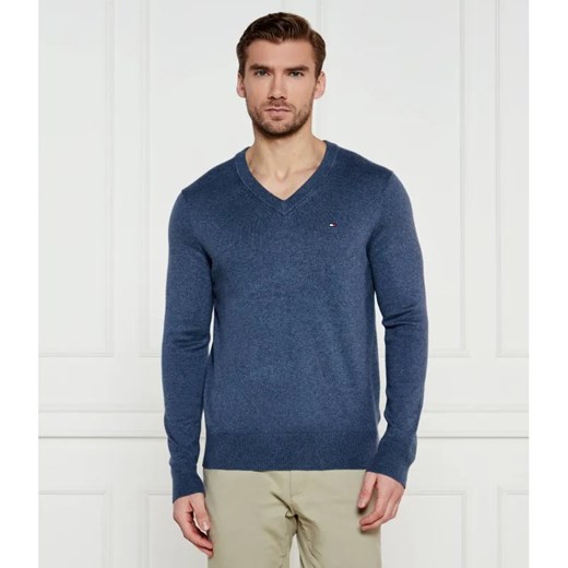 Tommy Hilfiger Sweter | Regular Fit | z dodatkiem kaszmiru ze sklepu Gomez Fashion Store w kategorii Swetry męskie - zdjęcie 184348055