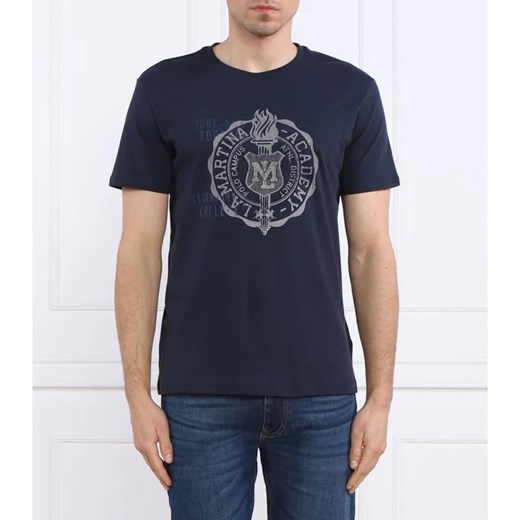 La Martina T-shirt JERSEY | Regular Fit ze sklepu Gomez Fashion Store w kategorii T-shirty męskie - zdjęcie 184348056
