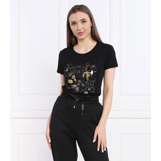 Liu Jo Sport T-shirt | Regular Fit ze sklepu Gomez Fashion Store w kategorii Bluzki damskie - zdjęcie 184348167